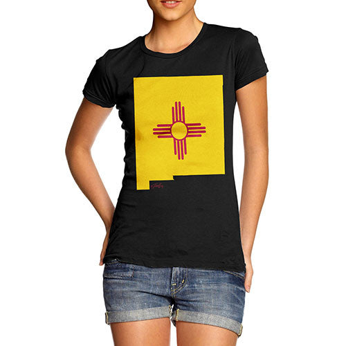 Women's USA States and Flags New Mexico T-Shirt