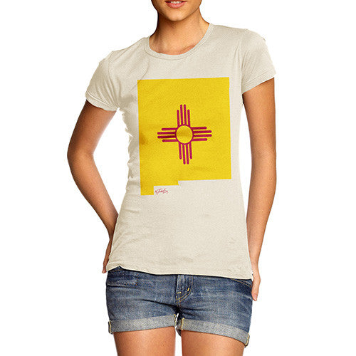 Women's USA States and Flags New Mexico T-Shirt
