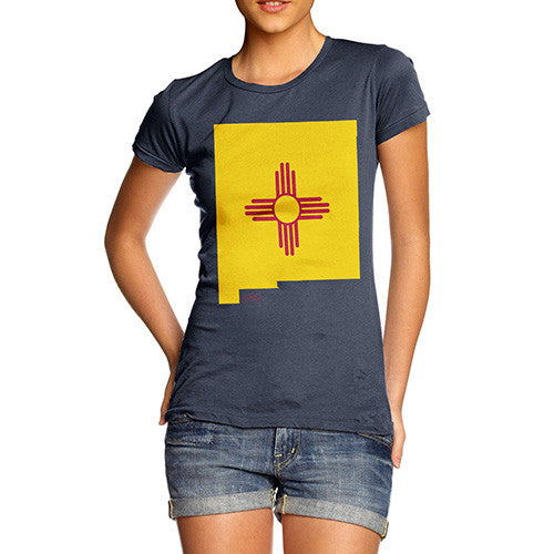 Women's USA States and Flags New Mexico T-Shirt