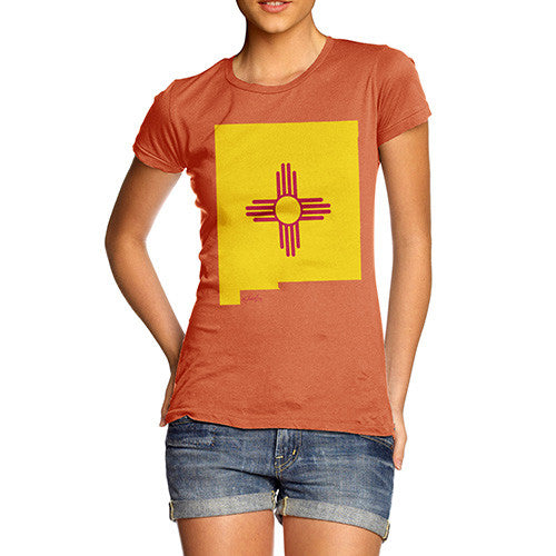 Women's USA States and Flags New Mexico T-Shirt