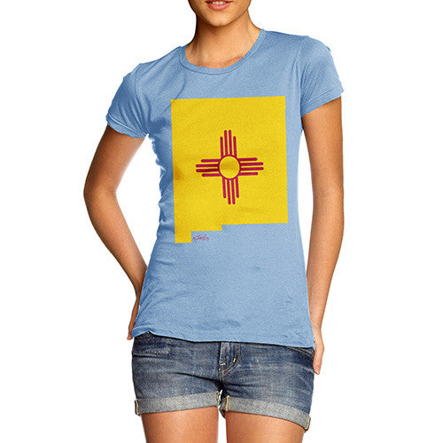 Women's USA States and Flags New Mexico T-Shirt