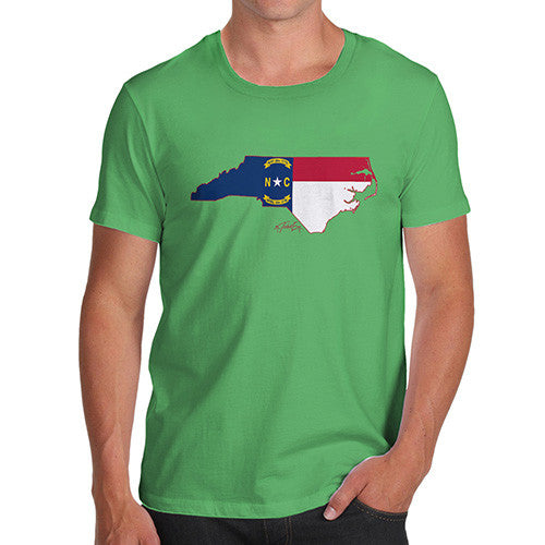 Men's USA States and Flags North Carolina T-Shirt