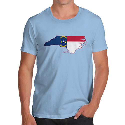 Men's USA States and Flags North Carolina T-Shirt