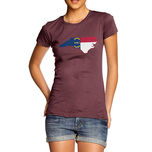 Women's USA States and Flags North Carolina T-Shirt