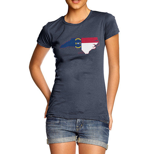 Women's USA States and Flags North Carolina T-Shirt