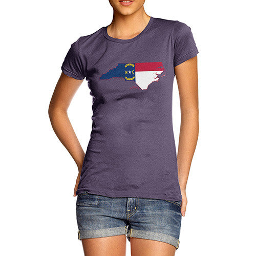 Women's USA States and Flags North Carolina T-Shirt