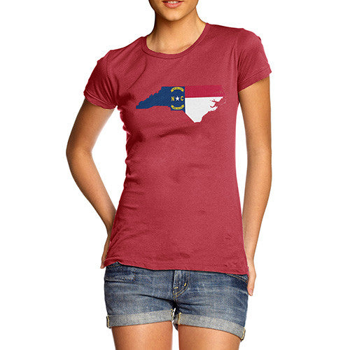 Women's USA States and Flags North Carolina T-Shirt