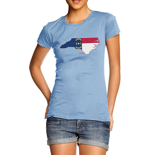 Women's USA States and Flags North Carolina T-Shirt