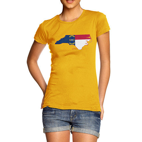 Women's USA States and Flags North Carolina T-Shirt