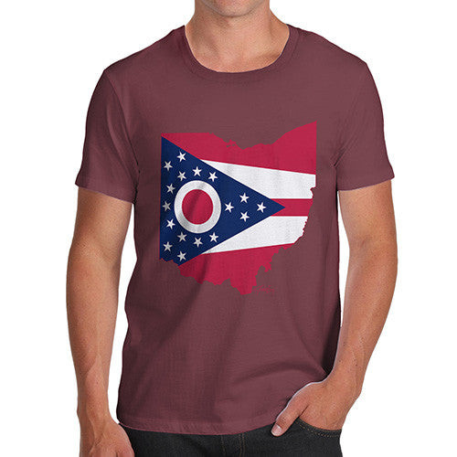 Men's USA States and Flags Ohio T-Shirt