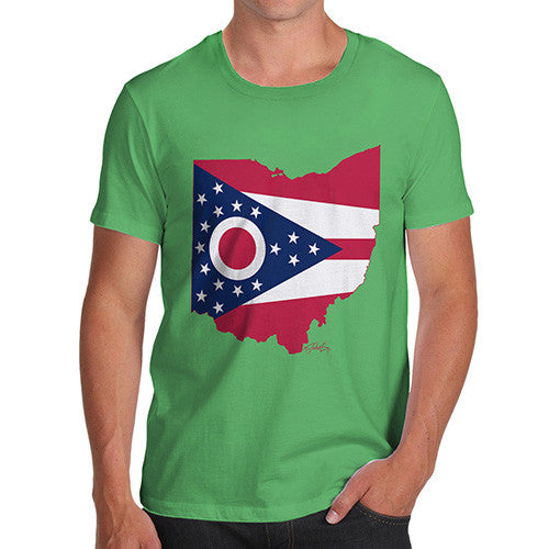 Men's USA States and Flags Ohio T-Shirt