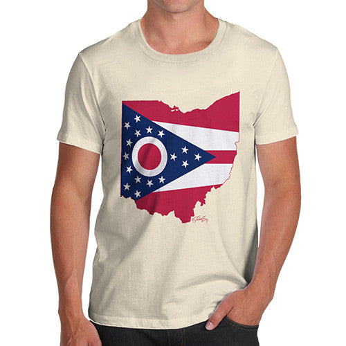 Men's USA States and Flags Ohio T-Shirt