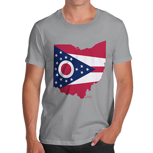 Men's USA States and Flags Ohio T-Shirt