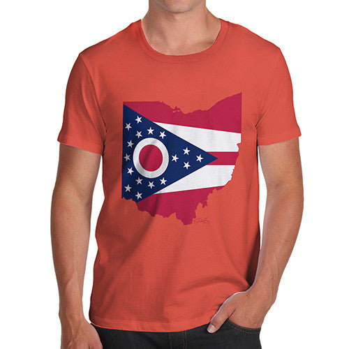 Men's USA States and Flags Ohio T-Shirt