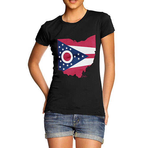 Women's USA States and Flags Ohio T-Shirt