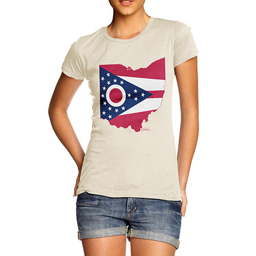 Women's USA States and Flags Ohio T-Shirt