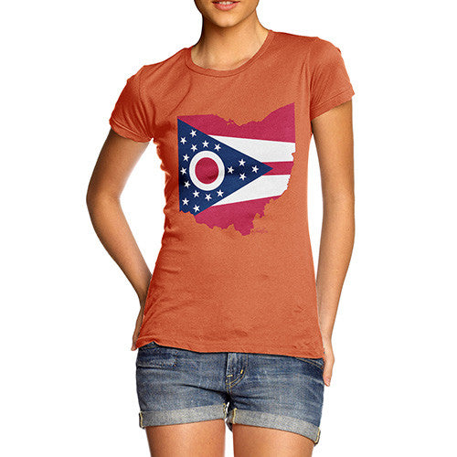 Women's USA States and Flags Ohio T-Shirt