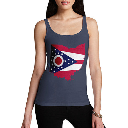 Women's USA States and Flags Ohio Tank Top