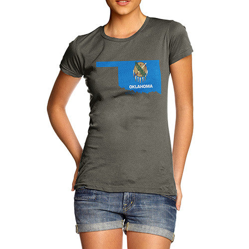 Women's USA States and Flags Oklahoma T-Shirt