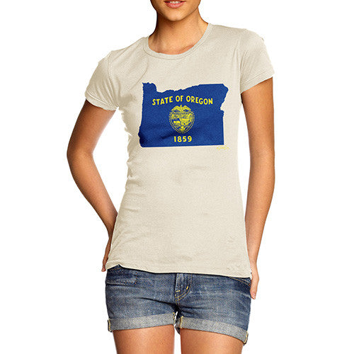 Women's USA States and Flags Oregon T-Shirt