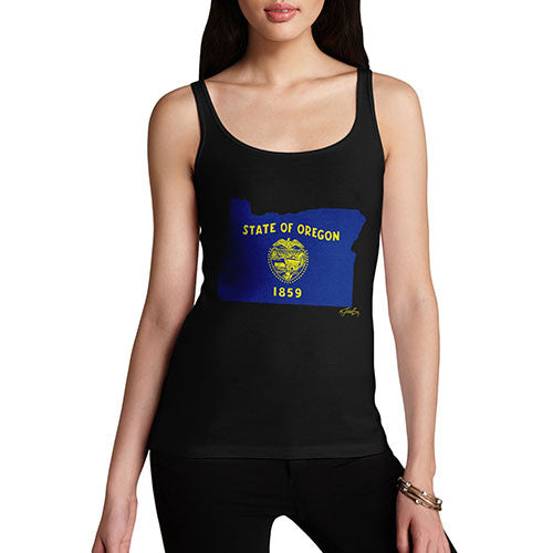 Women's USA States and Flags Oregon Tank Top