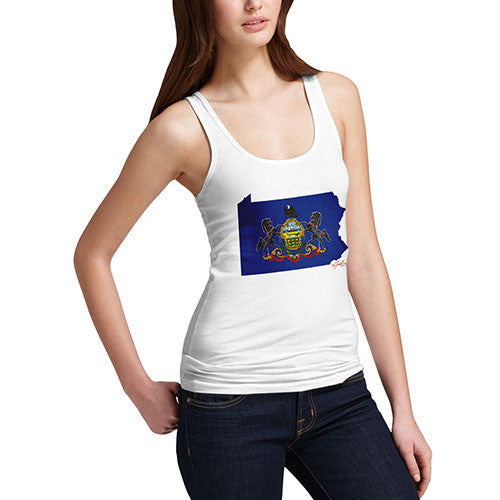 Women's USA States and Flags Pennsylvania Tank Top