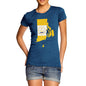 Women's USA States and Flags Rhode Island T-Shirt