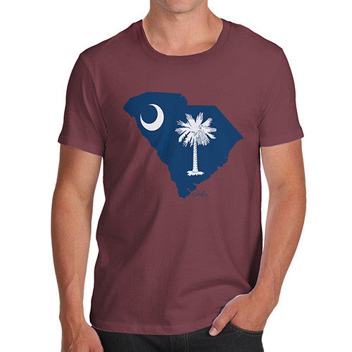 Men's USA States and Flags South Carolina T-Shirt