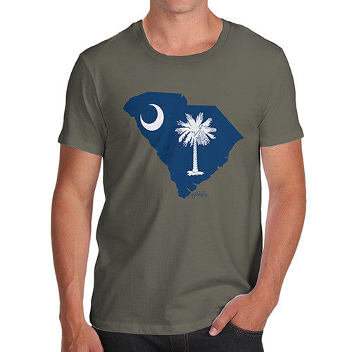 Men's USA States and Flags South Carolina T-Shirt