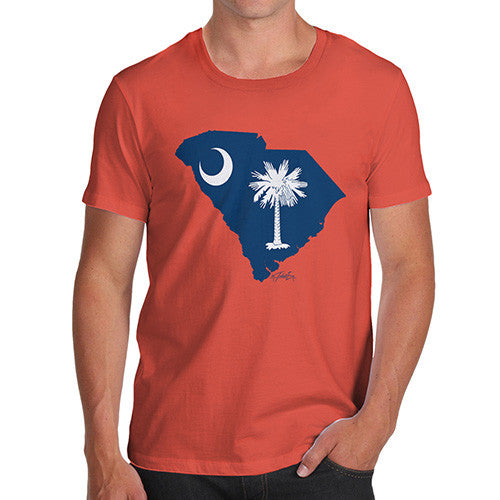 Men's USA States and Flags South Carolina T-Shirt