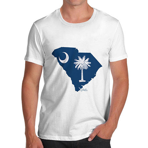 Men's USA States and Flags South Carolina T-Shirt