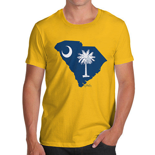 Men's USA States and Flags South Carolina T-Shirt