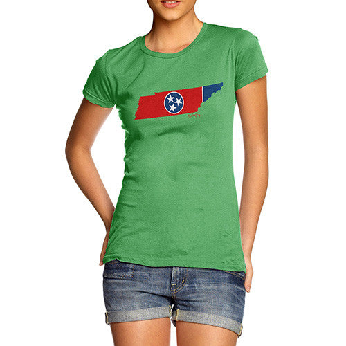 Women's USA States and Flags Tennessee T-Shirt