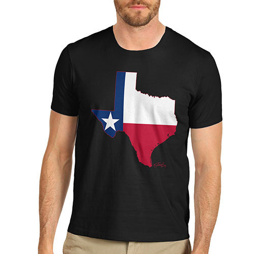 Men's USA States and Flags Texas T-Shirt