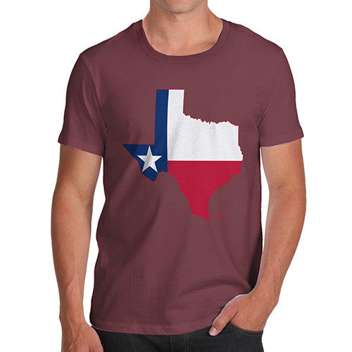 Men's USA States and Flags Texas T-Shirt