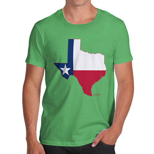 Men's USA States and Flags Texas T-Shirt