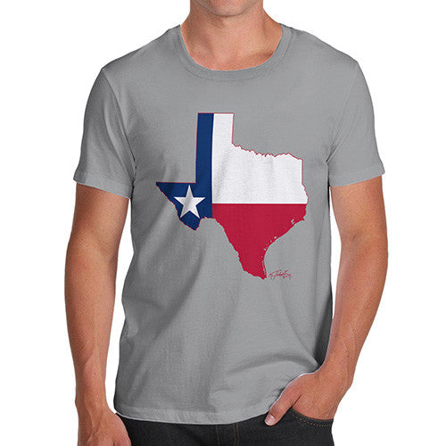 Men's USA States and Flags Texas T-Shirt