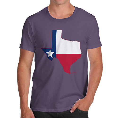 Men's USA States and Flags Texas T-Shirt