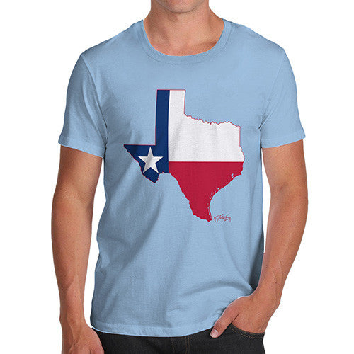 Men's USA States and Flags Texas T-Shirt