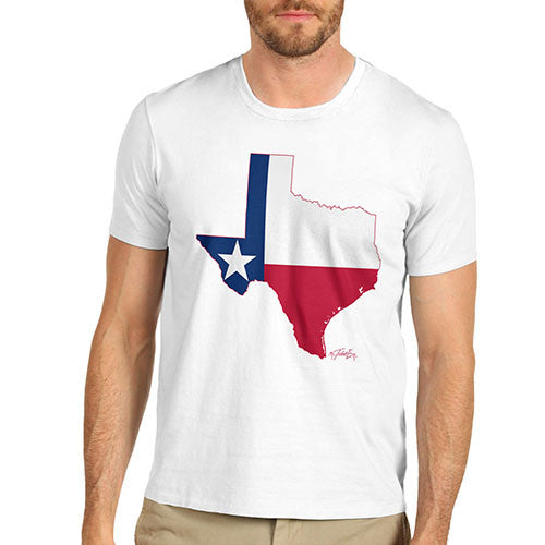 Men's USA States and Flags Texas T-Shirt