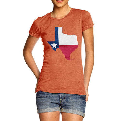 Women's USA States and Flags Texas T-Shirt