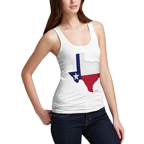 Women's USA States and Flags Texas Tank Top