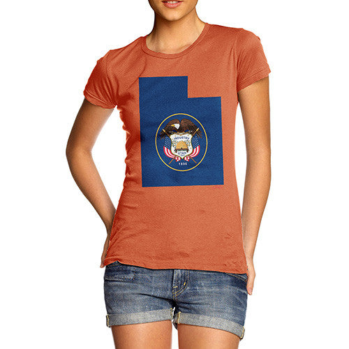 Women's USA States and Flags Utah T-Shirt