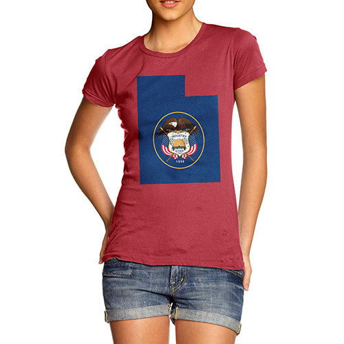 Women's USA States and Flags Utah T-Shirt