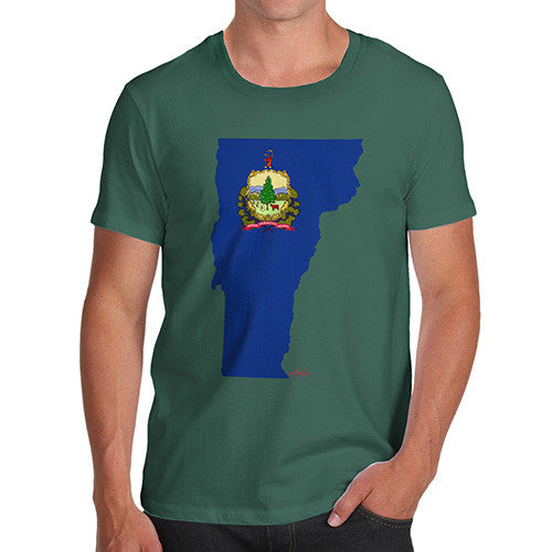 Men's USA States and Flags Vermont T-Shirt