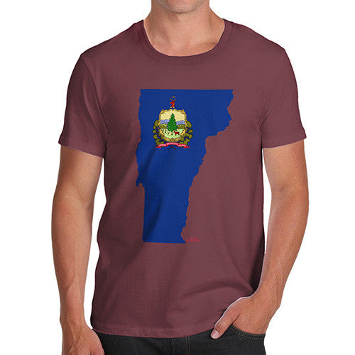 Men's USA States and Flags Vermont T-Shirt