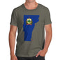 Men's USA States and Flags Vermont T-Shirt