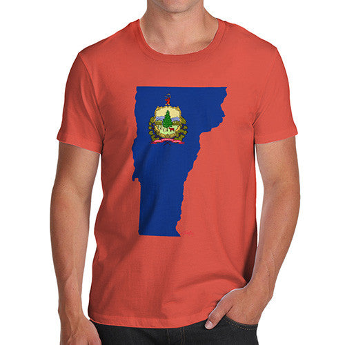 Men's USA States and Flags Vermont T-Shirt