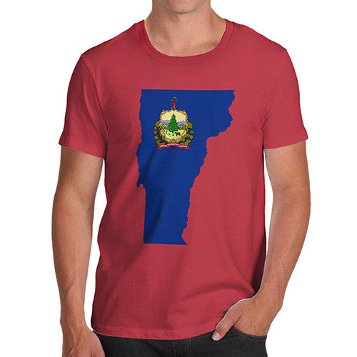 Men's USA States and Flags Vermont T-Shirt