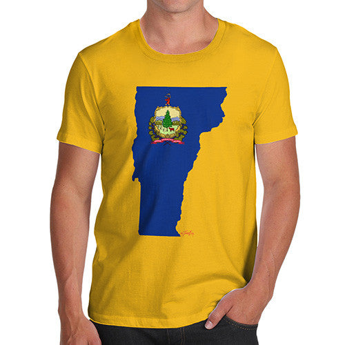 Men's USA States and Flags Vermont T-Shirt